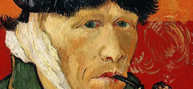 Self-portrait with Bandaged Ear by Vincent Van Gogh